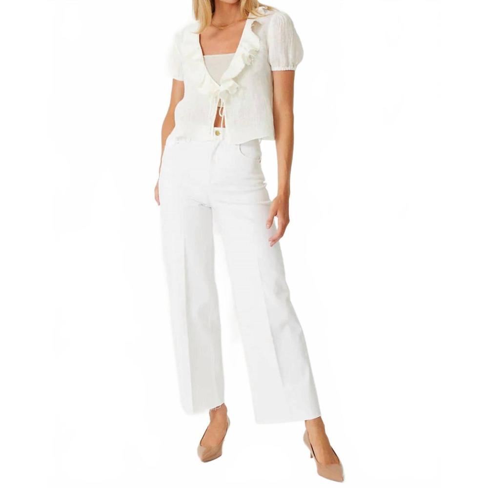 NEW LEVEL99 hudson wide leg jean in stillwater